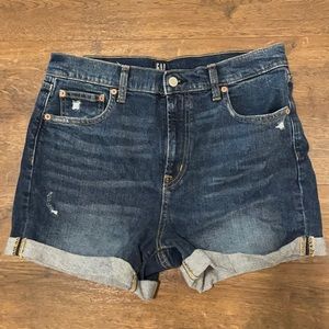 Like new Gap high rise denim shorts
